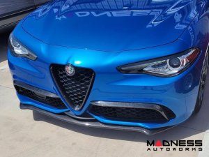 Alfa Romeo Giulia Front Canards - Carbon Fiber - V2 - Feroce Carbon - Sport/ Ti/ Veloce Alfa Romeo Giulia Front Canards - Carbon Fiber - V2 - Feroce Carbon - Sport/ Ti/ Veloce